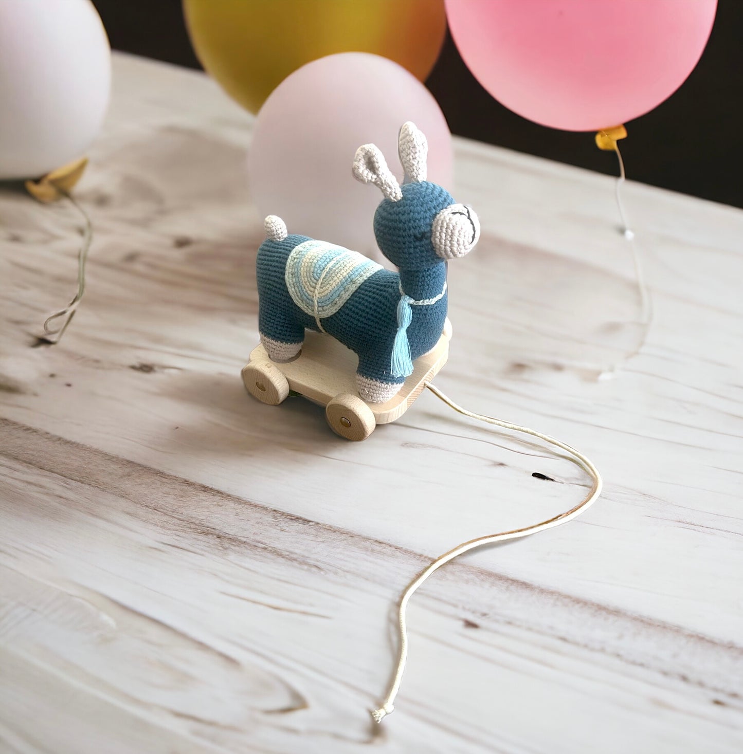 Nachziehtier Lama Zugtier