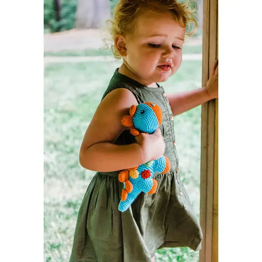 Rassel Dinosaurier Dino Stegosaurus Pebblechild Kuscheltier