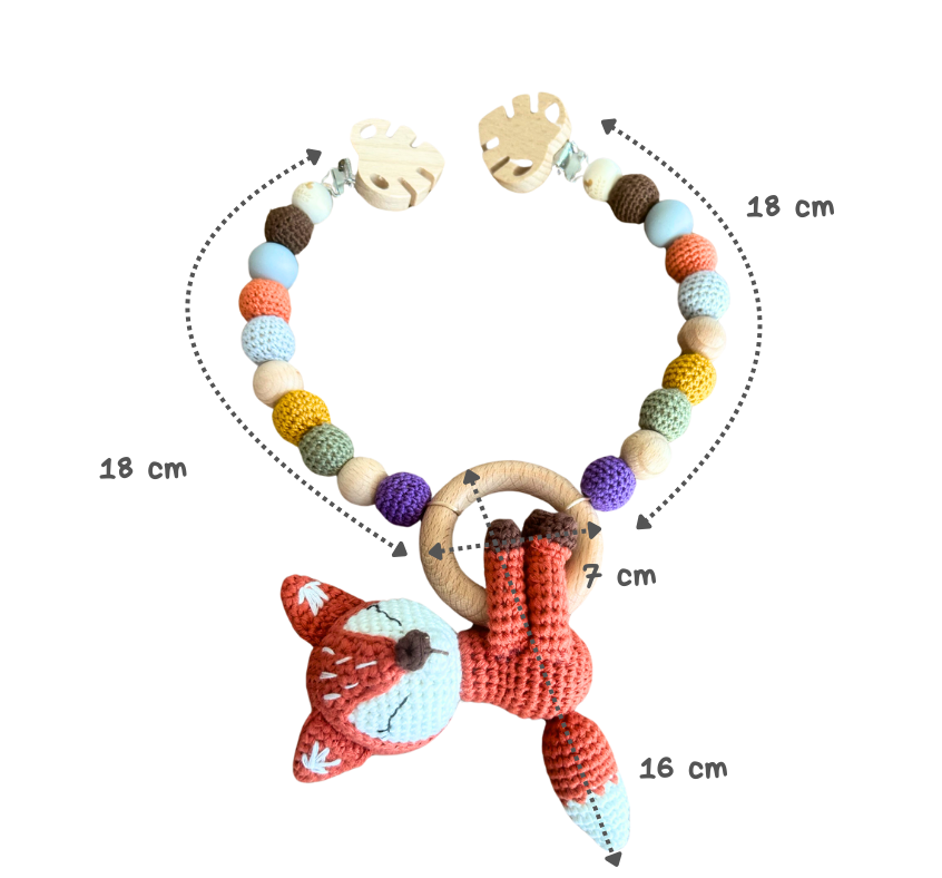 Fuchs Kinderwagenkette Herbst