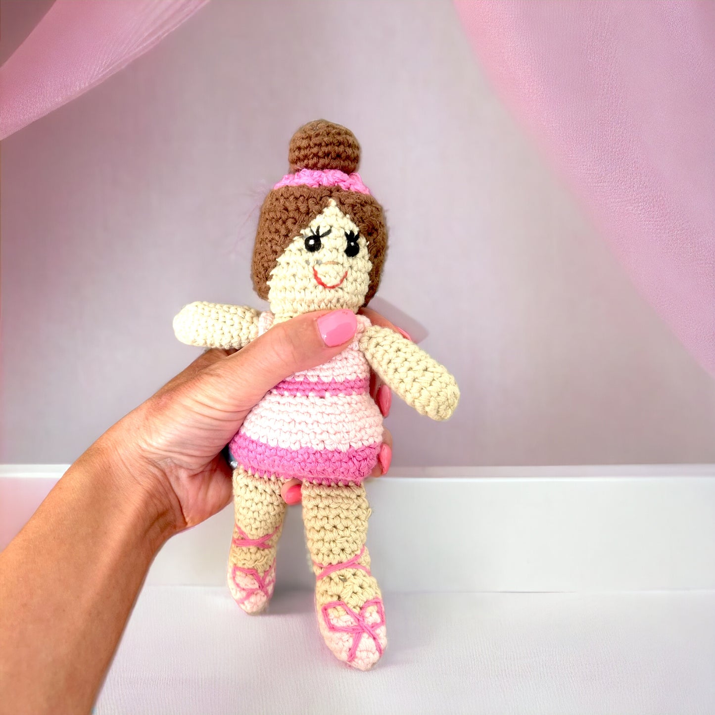 Rassel Ballerina Pebblechild Kuscheltier