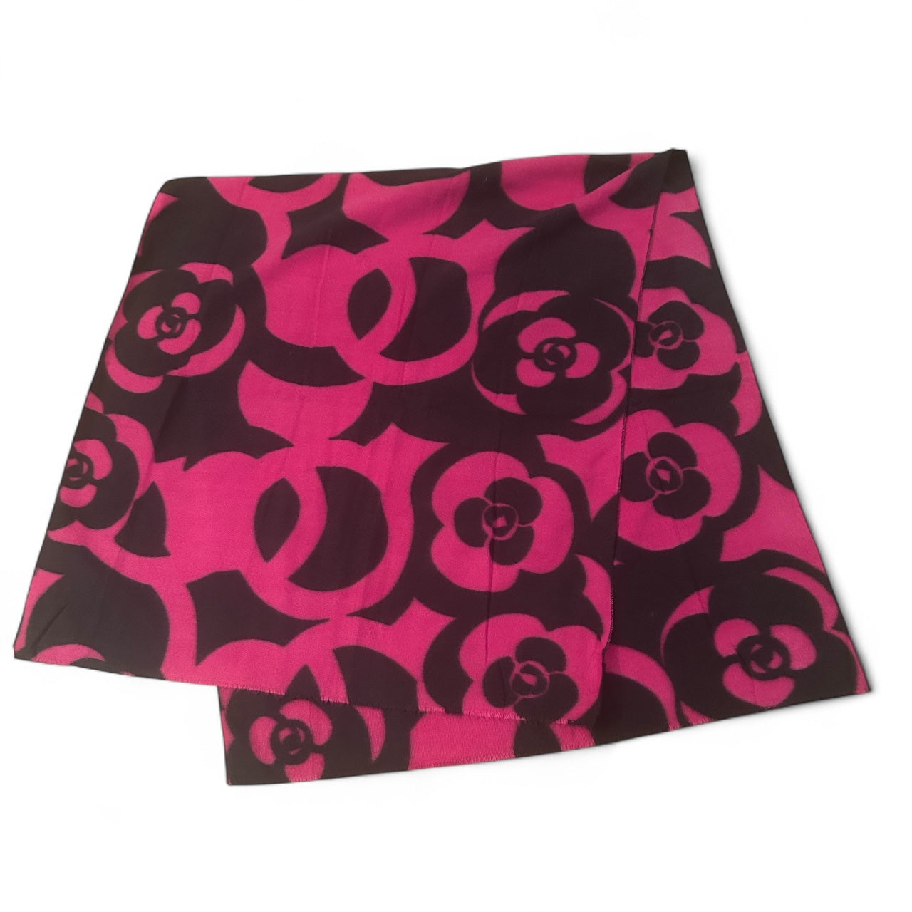Kuscheliger XL-Schal pink-floral