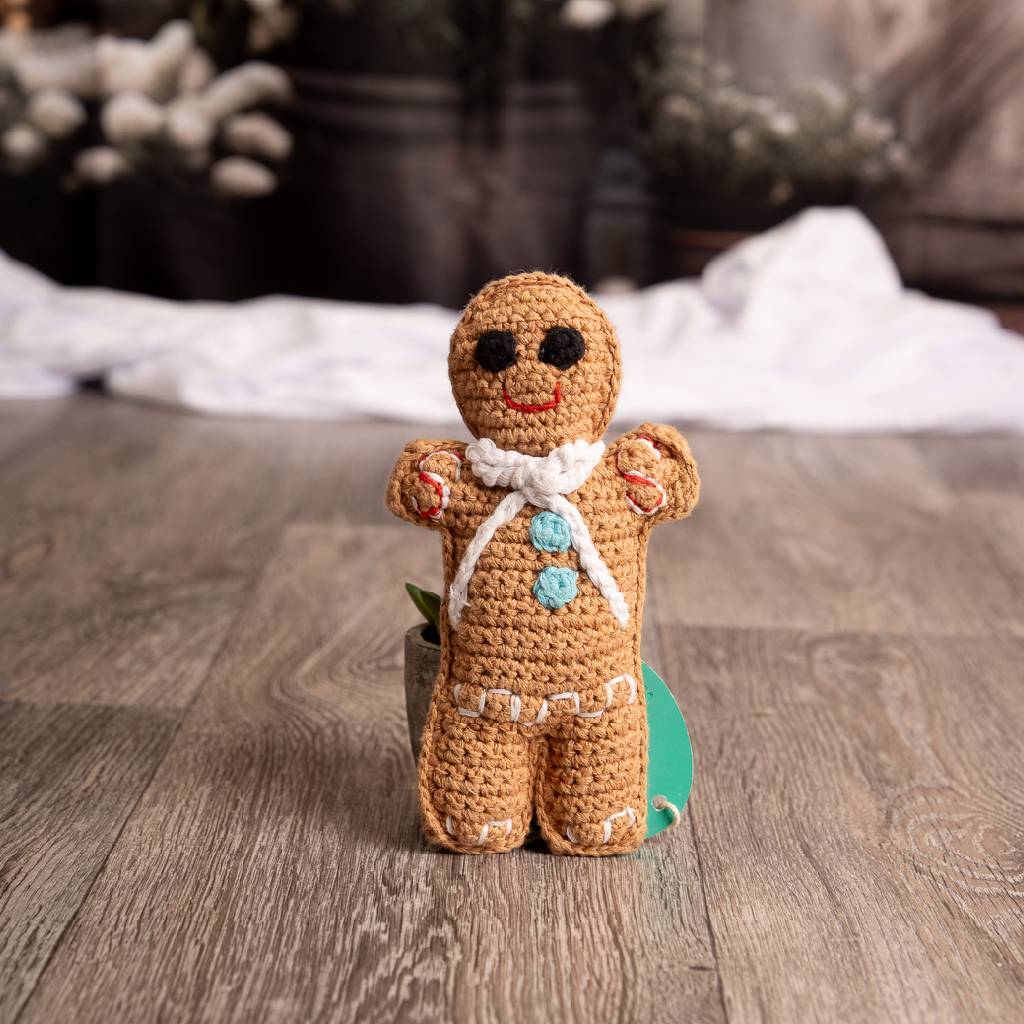 Gingerbread man Lebkuchenmann Rassel Pebblechild