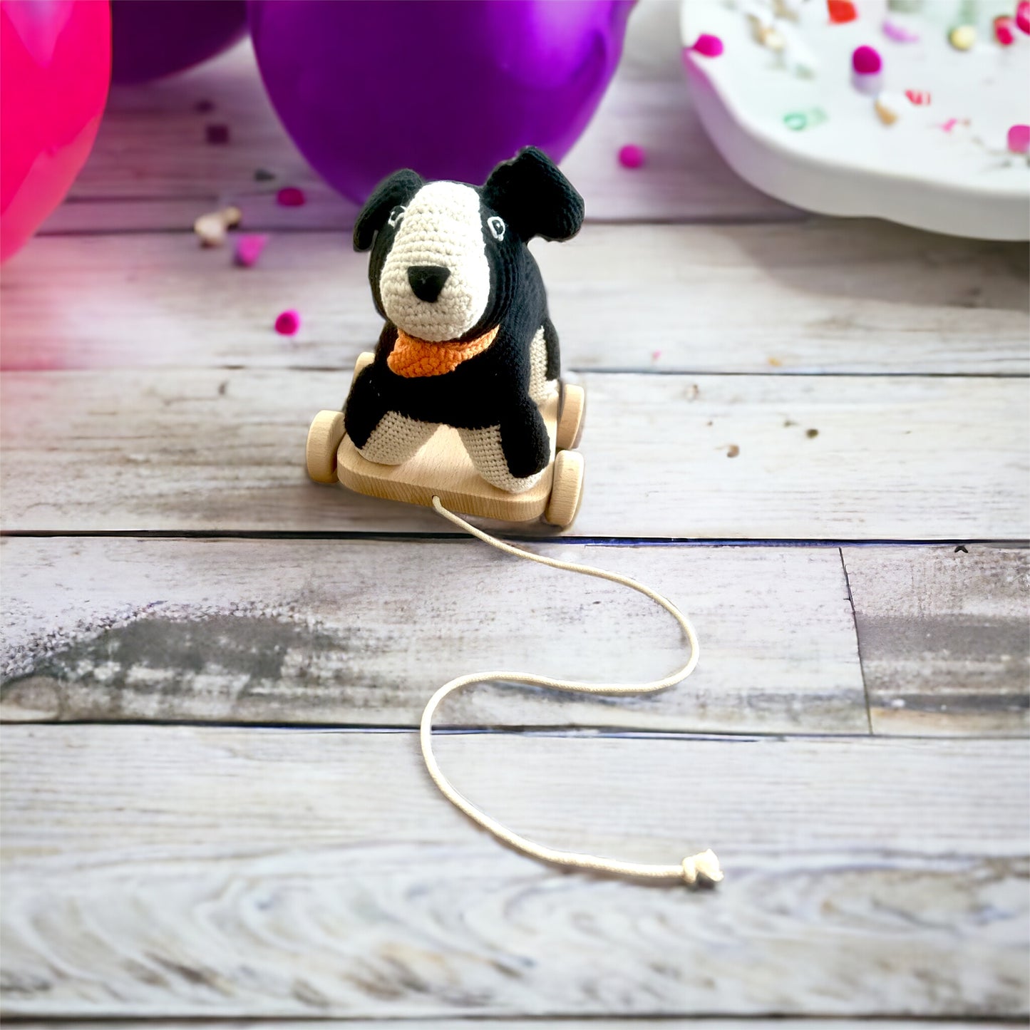 Hund Welpe Nachziehtier Zugtier