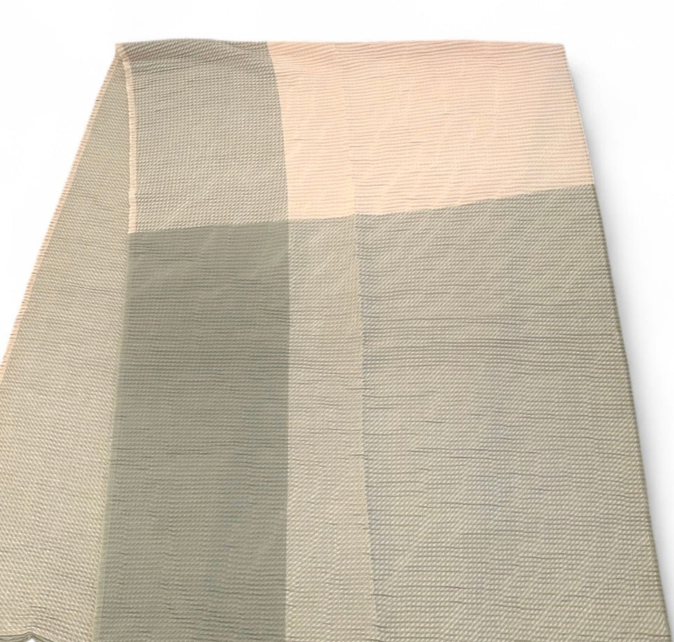 Kuscheliger XL-Schal Pastell-gekreppt