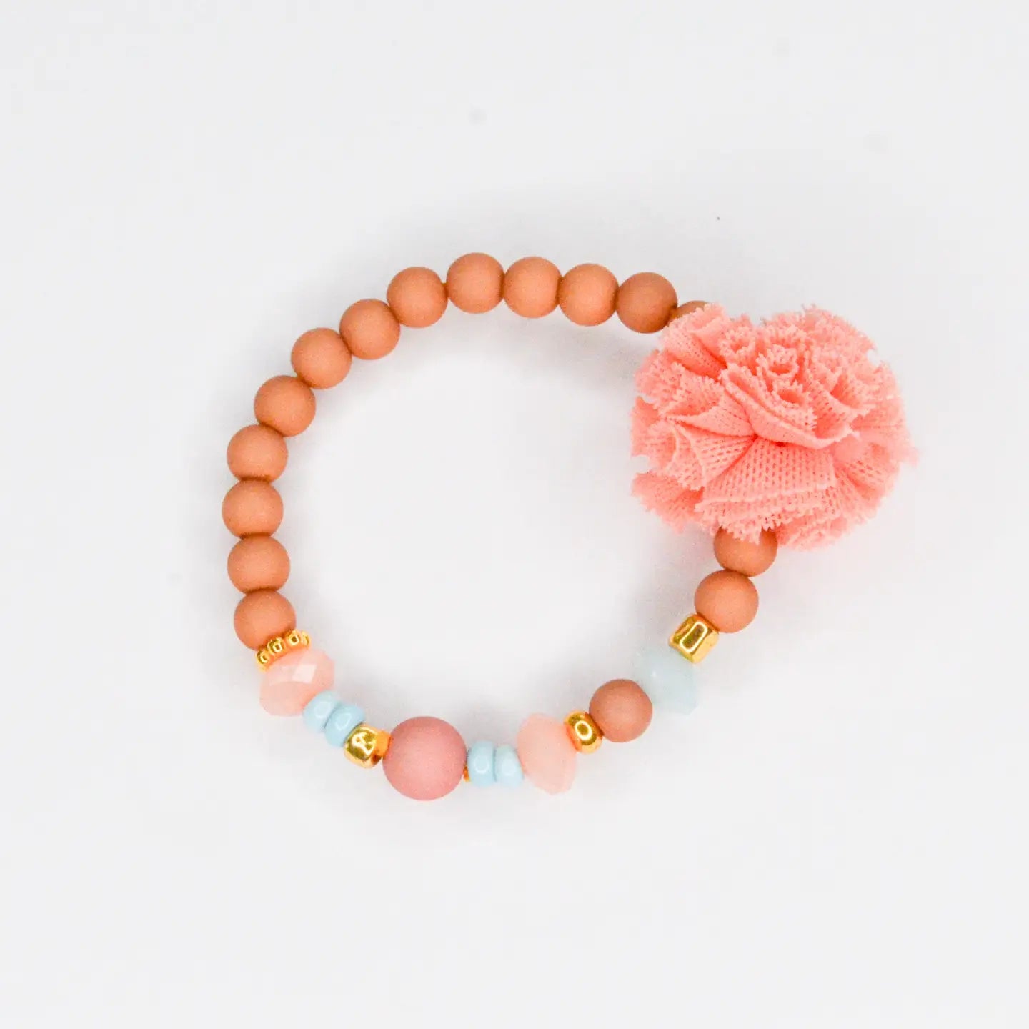 Armband rosa Pompom Kleinkind-Schmuck