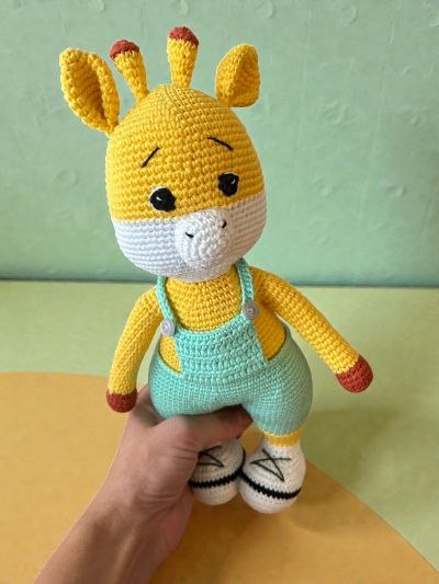 Giraffe UDO handgehäkelt Kuscheltier