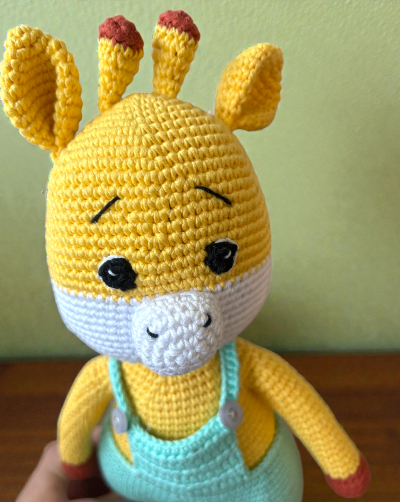 Giraffe UDO handgehäkelt Kuscheltier