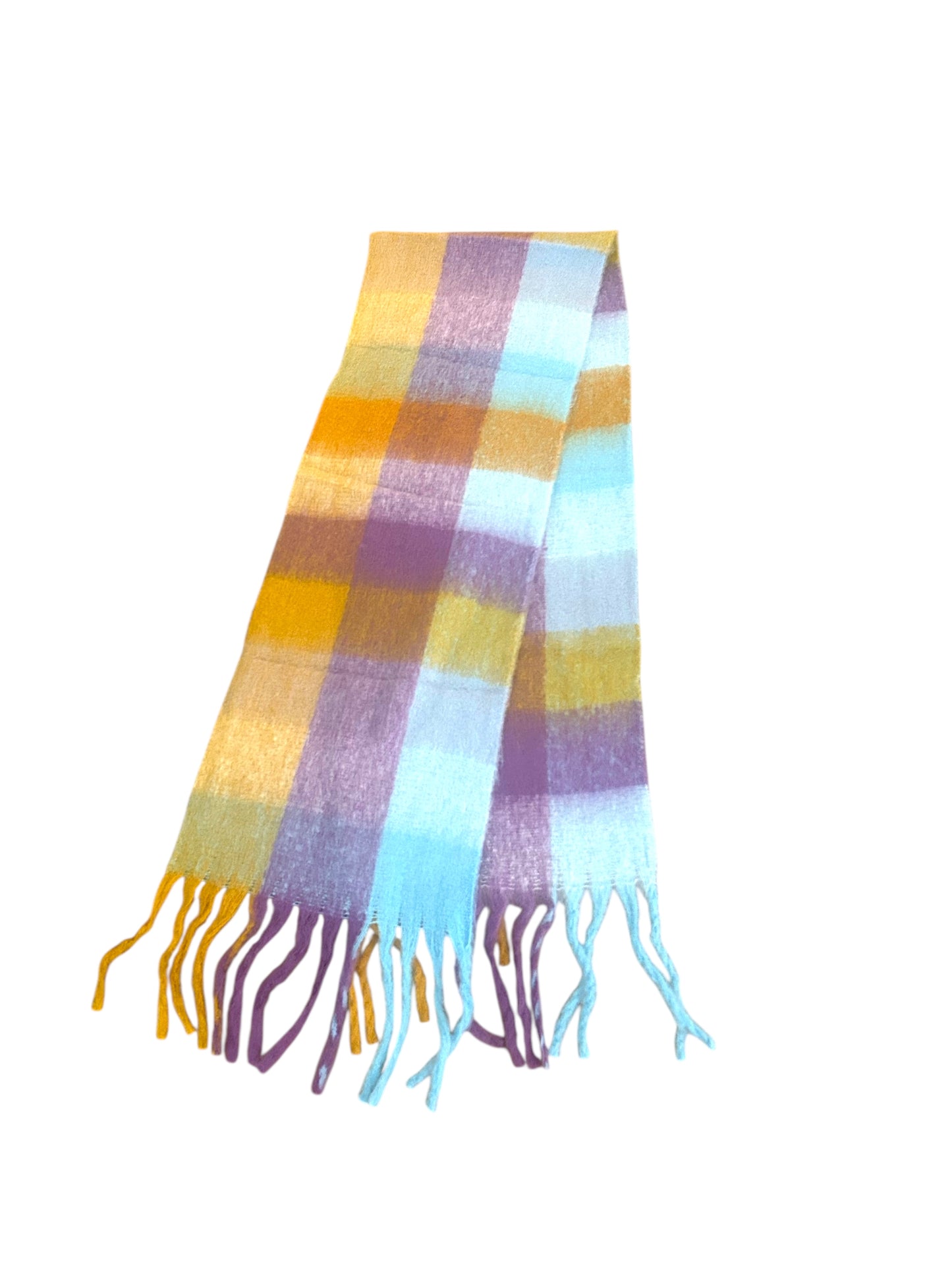 Kuscheliger XL-Schal lila-sand Herbst
