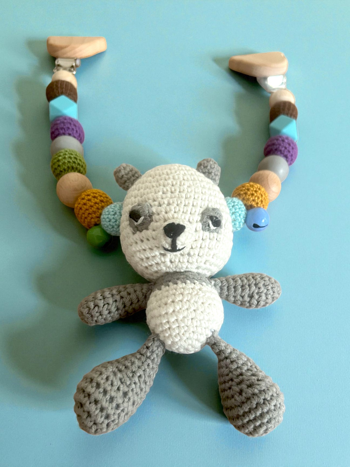 Panda Pandabär Kinderwagenkette