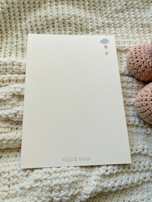 Geburtskarte Baby-Mobile