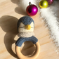 Gehäkelte Pinguinrassel Schal