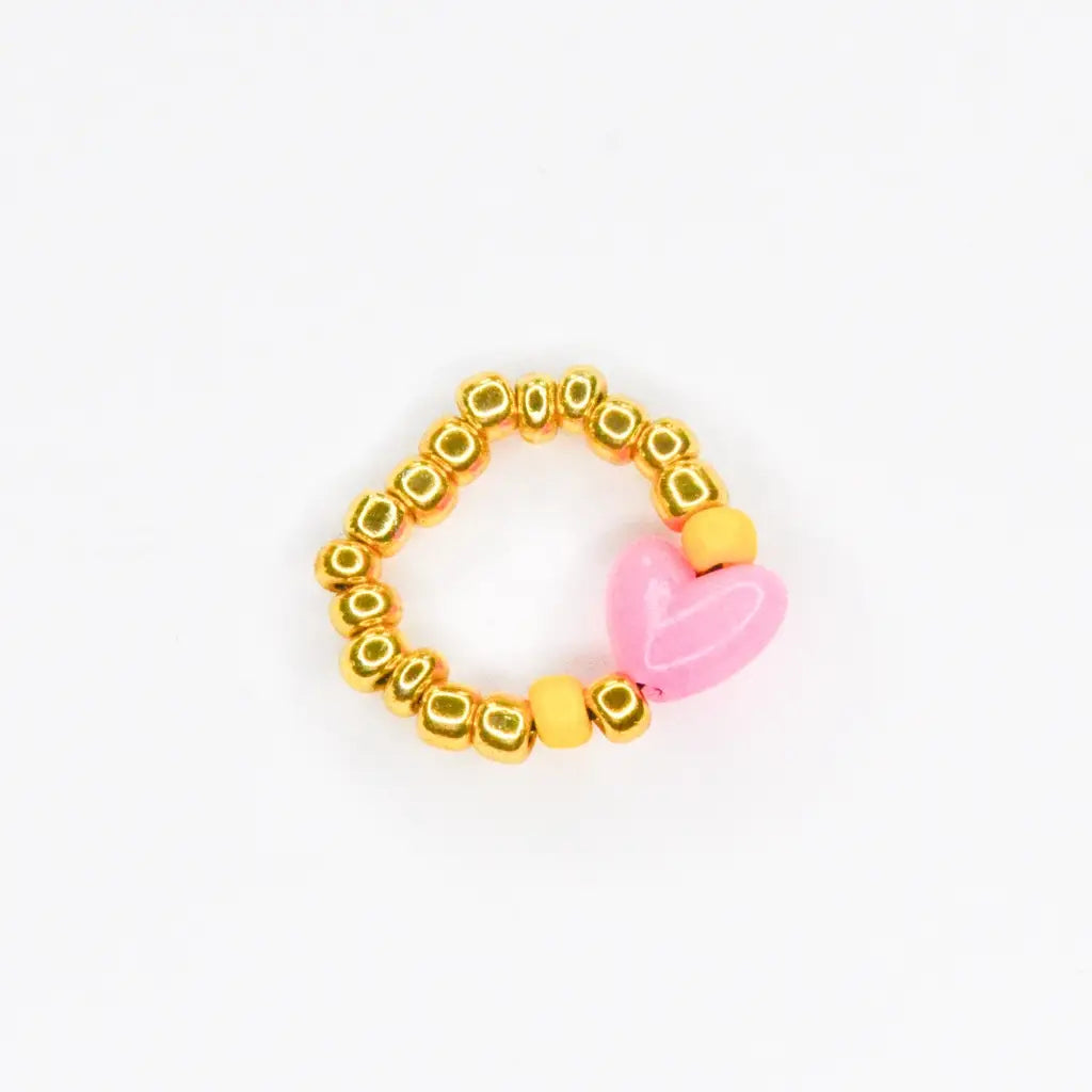 Ring rosa Herz Kleinkind-Schmuck