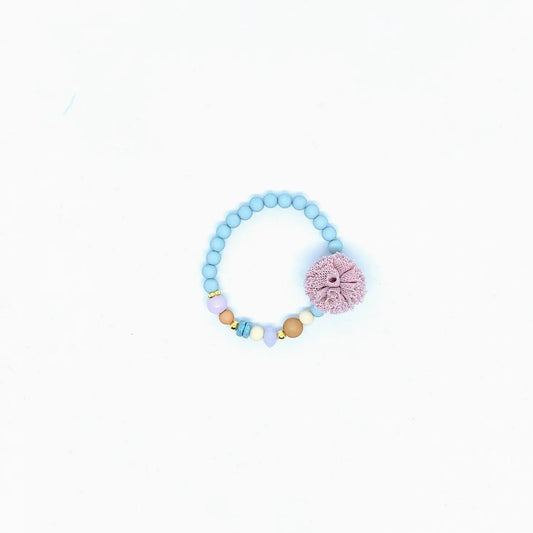 Armband Tinkerbell lila Bommel Kleinkind-Schmuck